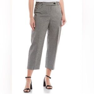 ❤️💗❤️ Preston & Yorke Flat Front Straight Leg Cropped Pants NWT Size 12